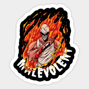 Design horror malevolent Sticker